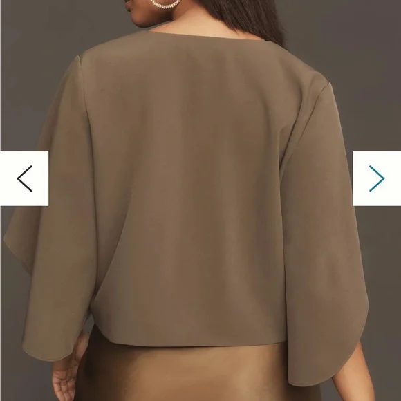 Anthro Chic V-Neck Blouse Women’s Medium NWT - Picture 15 of 16